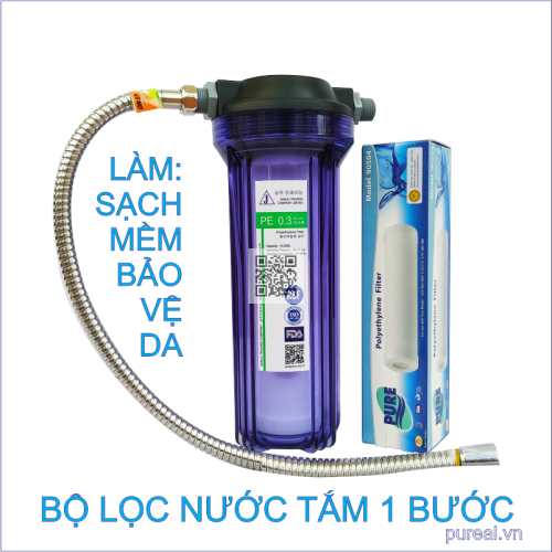 Bộ lọc nước tắm 1 bước